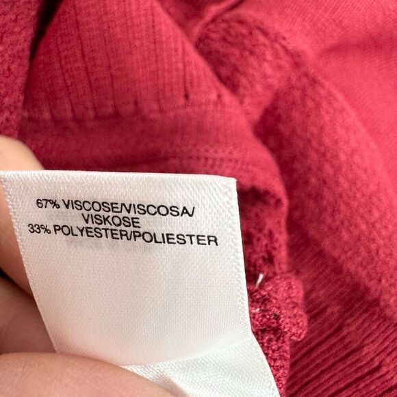 Rachel Roy Collection Dress Women’s 1X Ribbed Sleeveless ribbed Career NWT red - Picture 8 of 10